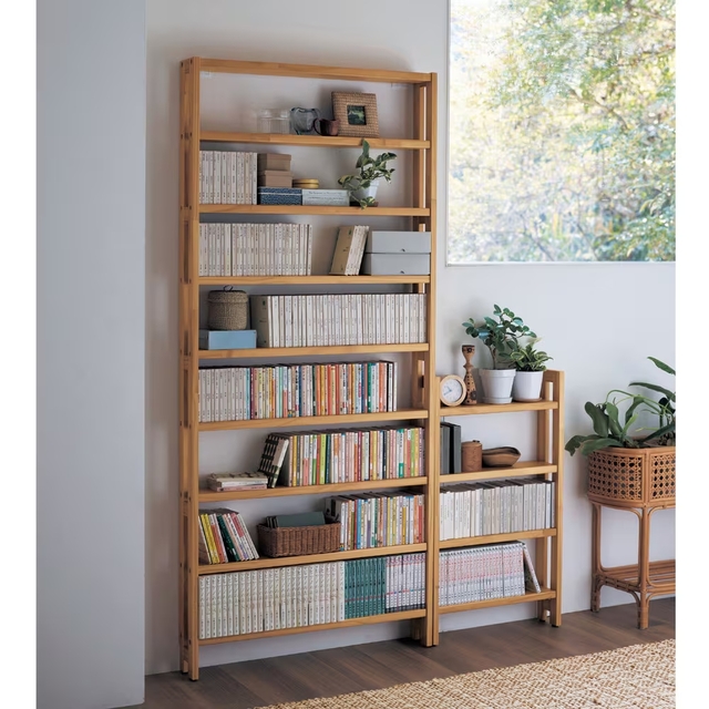 【ベルメゾン】突っ張らずに取り付けられる薄型ラック・本棚