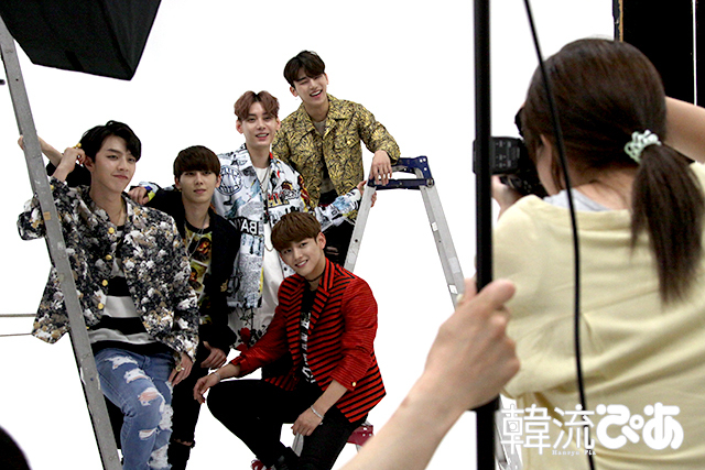 MYNAME＠『韓流ぴあ』取材中