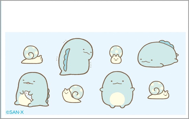 【サンエックス新商品】「マイナンバーカードクリアケース」418円／とかげ　うら