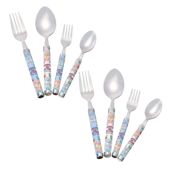 とんすけ&ミス・バニー カトラリーセット Holiday Season collection 2,500円