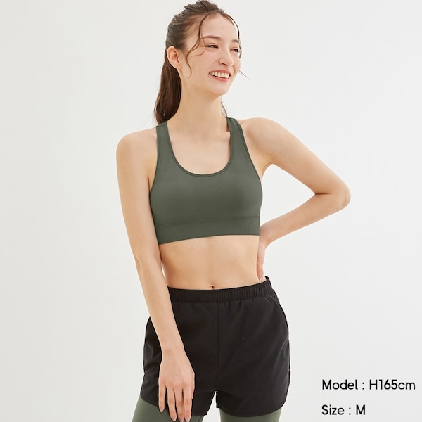 サイドシームレススポーツブラGA(セットアップ可能)