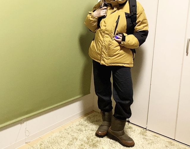 【ワークマン レディース防風撥水ストレッチウォームフーディ】ワークマンの防寒ブーツを合わせた鉄壁防寒スタイル