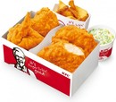 「オリジナルチキン」と「骨なしケンタッキー」を一度に楽しめる「秘伝のコンビパック」