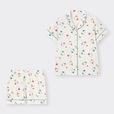 サテンパジャマ(半袖&ショートパンツ) HELLO KITTY ¥2,990