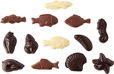 お魚・貝チョコ 24粒入1330円｜湘南の海をイメージして、魚や貝の形に象った、キュートな板チョコ。｜イル・ド・ショコラ 鎌倉店