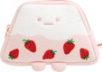 【すみっコぐらし×サクマいちごみるくキャンディ】「ぬいぐるみポーチ」2,200円　やま（いちごみるく）
