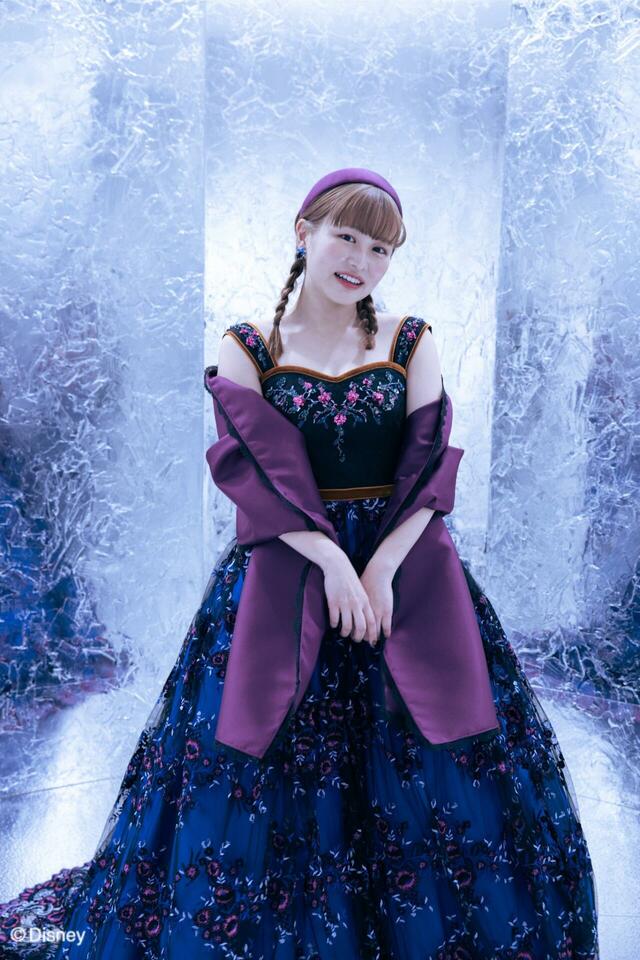リトル・マーサ 名古屋店｜「ディズニー ウエディングドレスコレクション」着用フォトプラン｜ン撮影例／アナと雪の女王