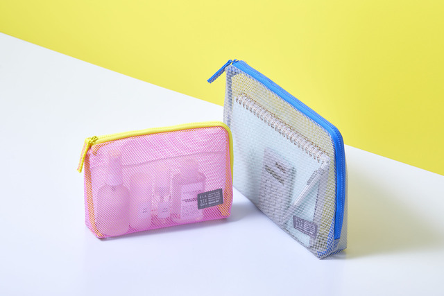 【キングジム】バッグインバッグの新タイプ「フラッティ シアー」中身も見える