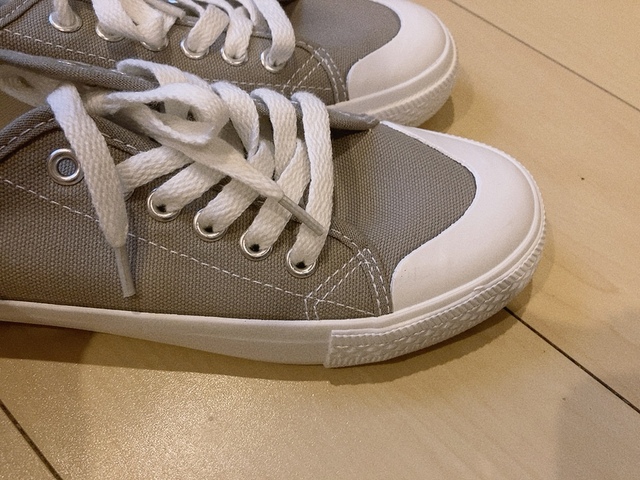 【ワークマン Wクッション キャンバスシューズ】サイズは23〜28cmまで（ベージュは23〜24cmのみ）