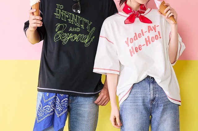 配色ステッチプリントTシャツ 「トイ・ストーリー」|¥ 2,990 (税込)