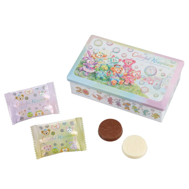 「ダッフィー＆フレンズ20周年：カラフルハピネス」チョコレート