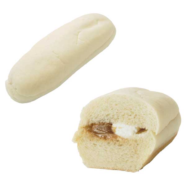 VL白いコッペパン（キャラメル＆ホイップ）