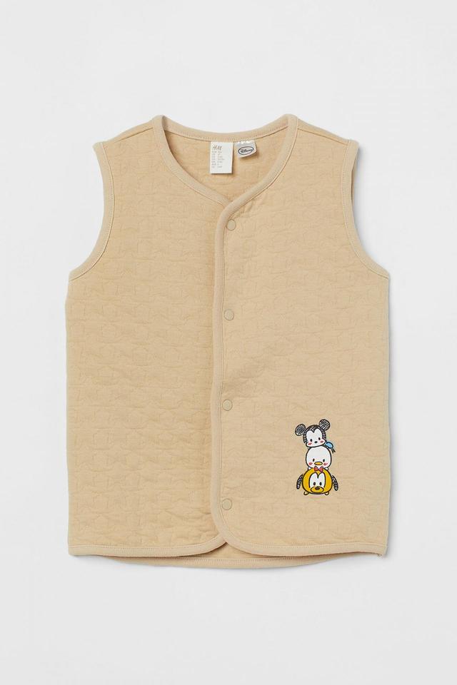 プリントキルティングベスト¥1,499