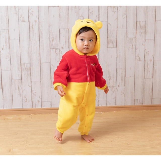 くまのプーさん 長袖なりきりロンパース(80cm/90cm)|3,799円(税込)