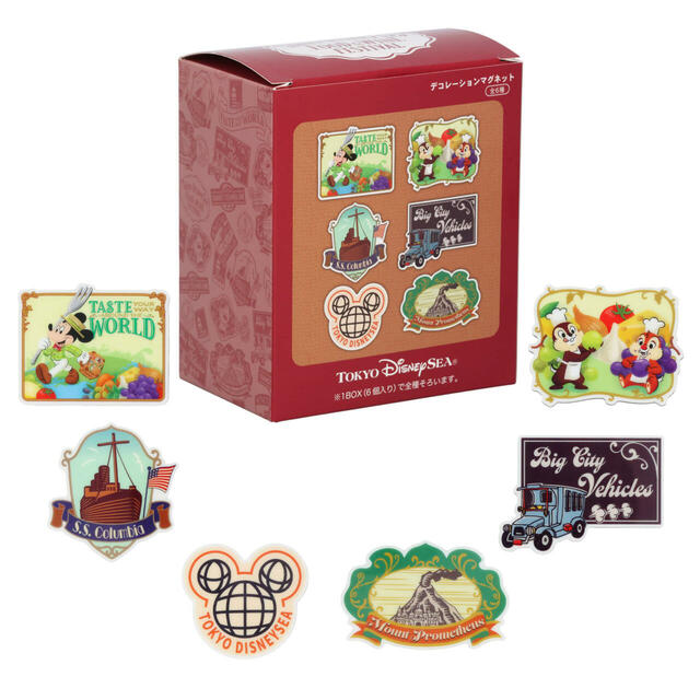 デコレーションマグネットセット 6,600円｜東京ディズニーシー・フード＆ワイン・フェスティバル スペシャルグッズ｜発売日：2025年4月7日（月）