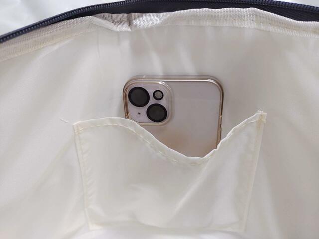 携帯や、イヤホンなども入る大きさ