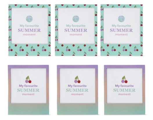 マグネットフォトフレーム 各275円