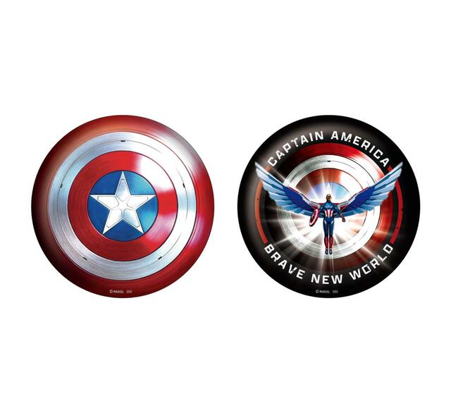 H賞 缶バッジセット｜Happy くじ / MARVEL 『キャプテン・アメリカ:ブレイブ・ニュー・ワールド