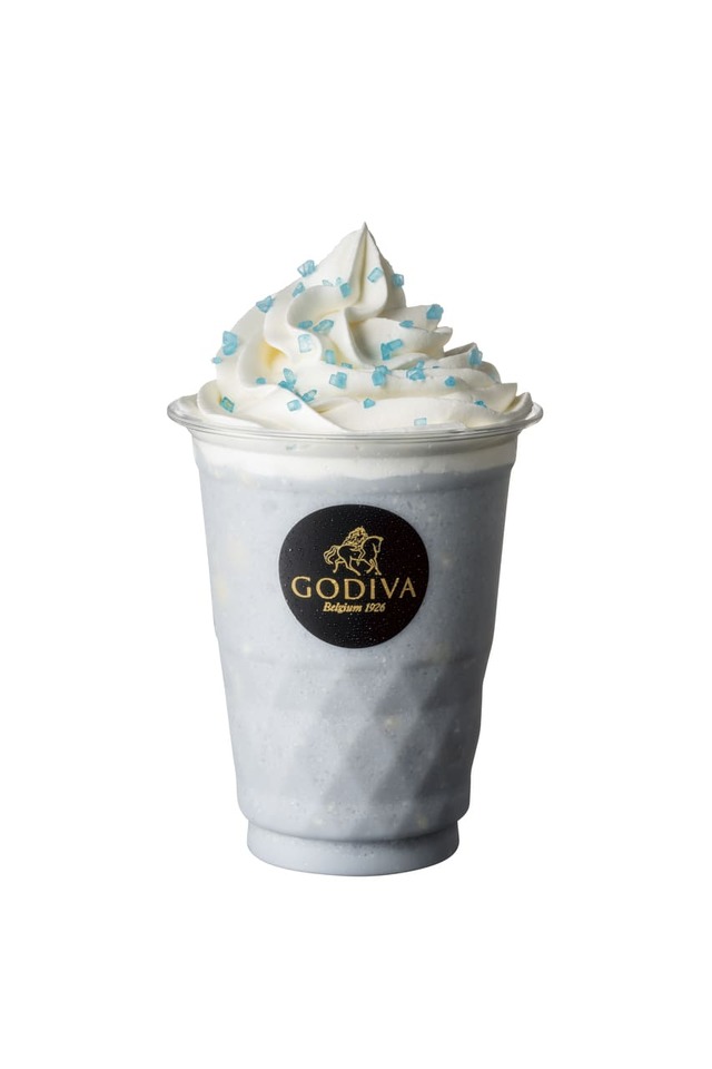 【ゴディバ】滋賀県限定 「ブルーレイク ショコリキサー」取扱店:ゴディバ 三井アウトレットパーク滋賀竜王、価格:レギュラーサイズ 790円/琵琶湖をイメージした滋賀限定のショコリキサー