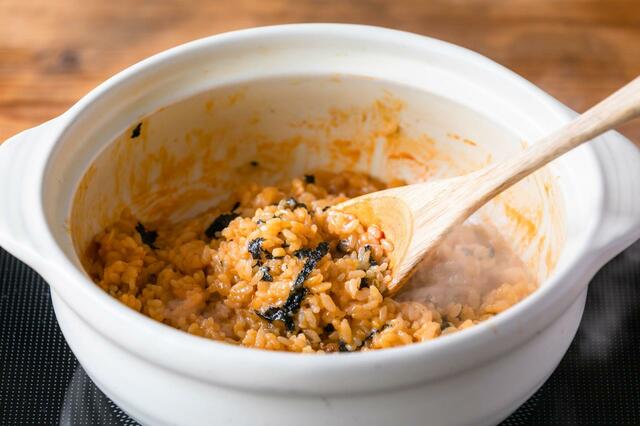 「ポックンパ」よく混ぜて…