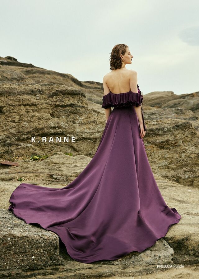 「K.RANNE-クランネ-」新作ウェディングドレス KNE0029_Purple