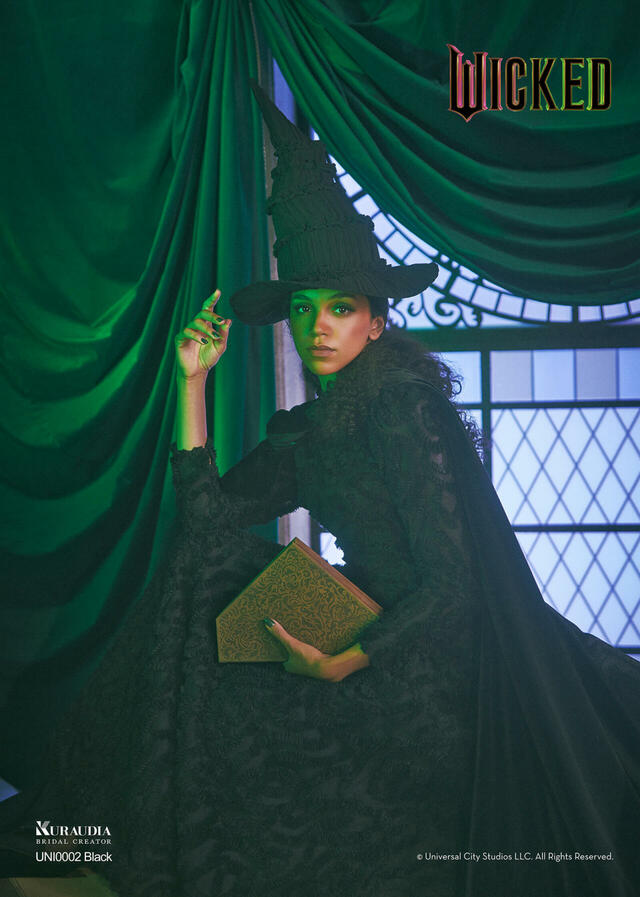 【クラウディア】『ウィキッド』新作ウェディングドレス「WICKED|KURAUDIA」 UNI0002_Black