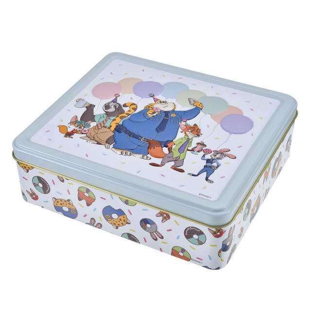 ズートピア サブレ 缶入り エンボス 10TH Anniversary Collection from the Disney movie Zootopia 1,800円