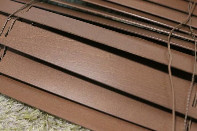 【ニトリ 木製ブラインド(ヴェントMBR 60x138)】天然木を使用