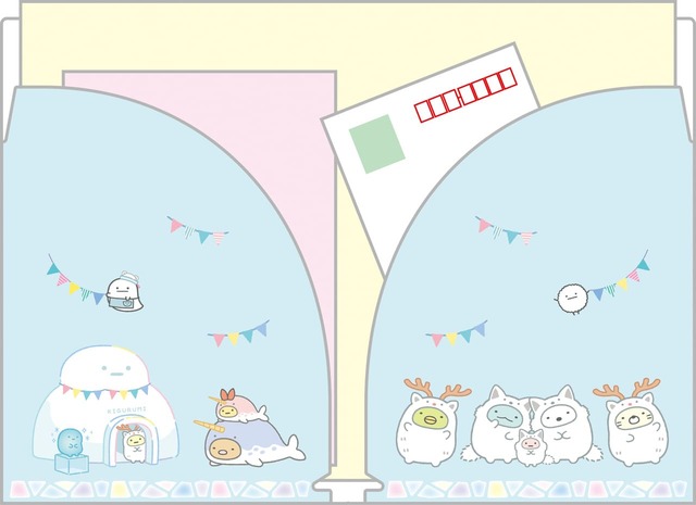 「ミニダブルクリアホルダー」内側