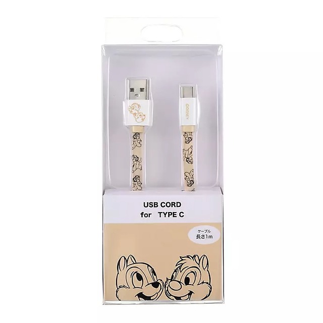 TYPE-C用USBコード＜チップ＆デール＞