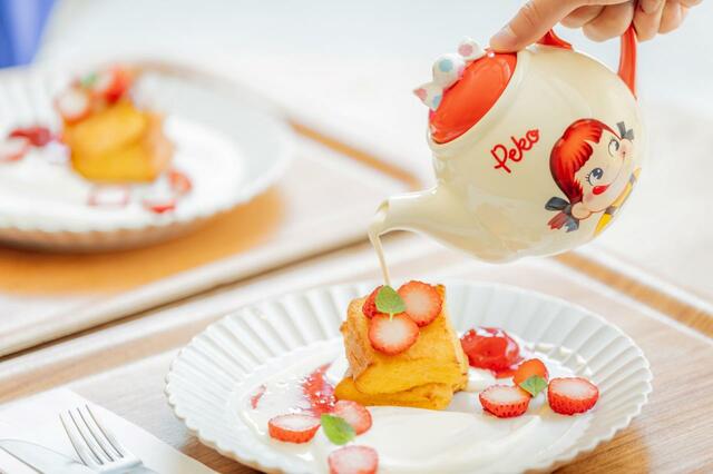 「ミルキーフレンチトースト」＜料金：1,300円（税込）＞「【24時間楽しめる「ミルキースウィートルームステイ」】