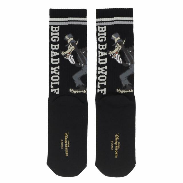 ソックス 1,200円|東京ディズニーリゾート「三匹の子ぶた」グッズ|販売店舗:東京ディズニーランド「タウンセンターファッション」、東京ディズニーシー「スチームボート・ミッキーズ」|発売日:2023年12月26日(火)