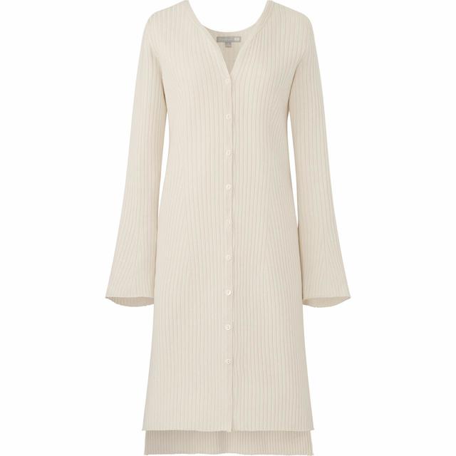 3Dリブロングカーディガン（長袖）