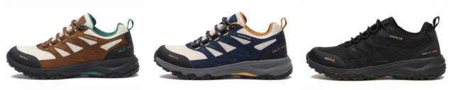 UNISEX【HAWKINS】MOUNT 599  カラー（左から） ：BROWN/BEIGE、 NAVY/BEIGE、BLACK/BLACK  金額：￥8,690 （税込）  サイズ：35(22.5cm)～45(28.5-29cm) ※0.5cm刻み