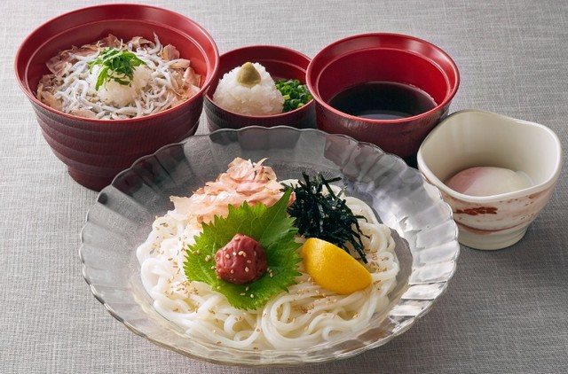 梅おろし稲庭風うどんセット