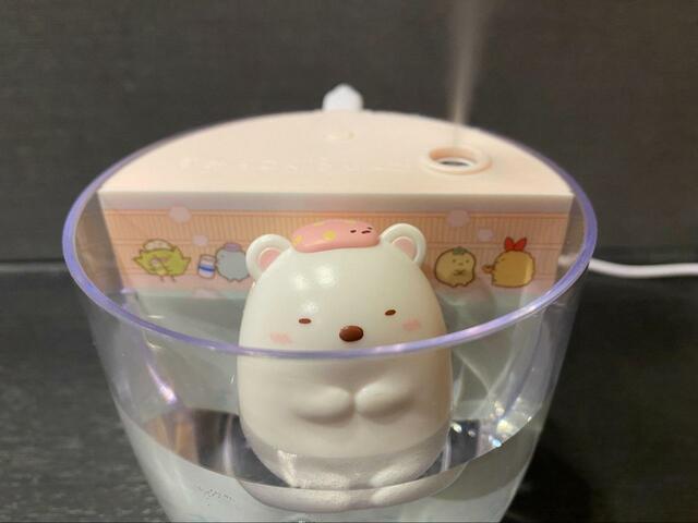 【宝島社　すみっコぐらし ぷかぷか加湿器 しろくまver.】ほっこりした表情がなんとも言えず癒される