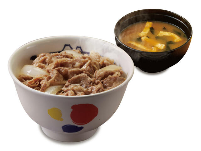 【松屋の人気メニューランキング 1位】「牛めし」並盛 460円（税込）