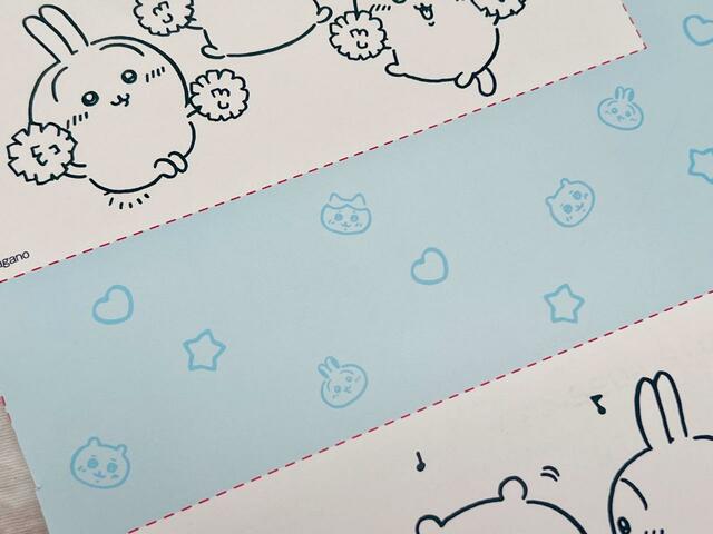 おえかきシート以外のところもちいかわたちがいます♪