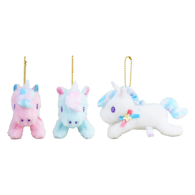 マスコット ユニコーン（PK、BL、WH）各2,200円