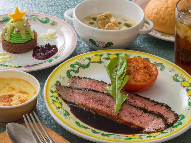 スペシャルセット 2,980円｜カフェ・ポルトフィーノ｜東京ディズニーリゾート「ディズニー・クリスマス」スペシャルメニュー