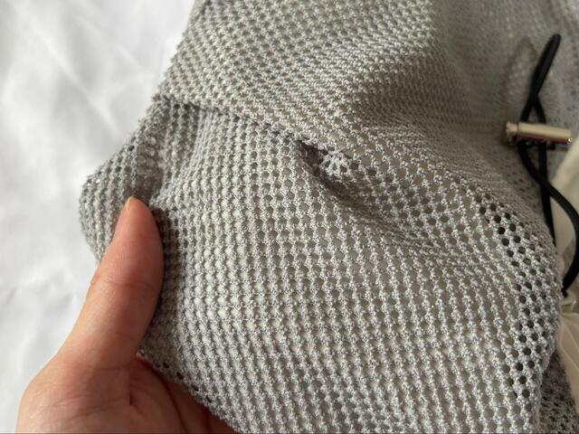 【niko and... オリジナルSETメッシュショルダーバッグ】メッシュ部分は想像以上にやわらかく肌触りもGood！