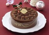 クリスマスチョコレートケーキ（5号）　価格：4,320円（税・送料込み）【銀座コージーコーナーオンラインショップ限定「クリスマスケーキ」】