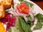 新鮮なサラダは、爽やかなドレッシングもいい感じ！【びっくりドンキー・ドンキースペシャルブレックファスト】