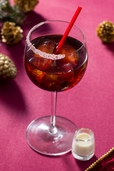 スペシャルカクテル ¥980「テディ・ルーズヴェルト・ラウンジ」｜東京ディズニーシー「クリスマス・ウィッシュ」（2016年）