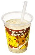チョコバナナフラッペ（イーブイ・ピカチュウ）  325円(税込350円)