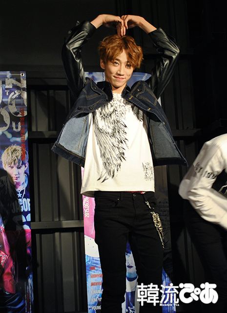 ジュン(U-KISS) 「Kissmeの皆さん愛してる~!」/ 『RUN TO YOU~Street Life~』会見