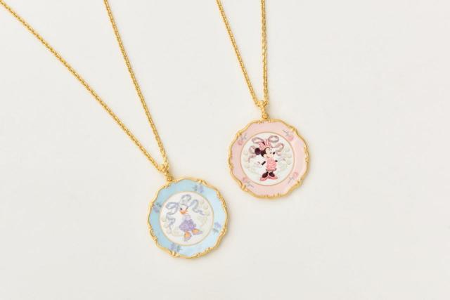 ミニー&デイジーカトラリーネックレス