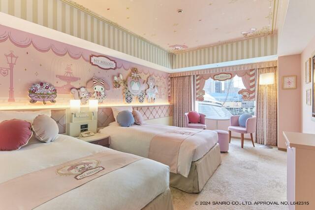 「マイメロディルーム」【「マイメロディ」「クロミ」デザートプレート付き宿泊プラン】