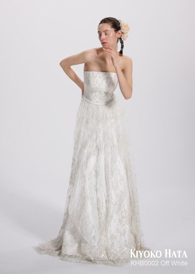 「KIYOKO HATA」新作ウェディングドレス KHB0002_OffWhite
