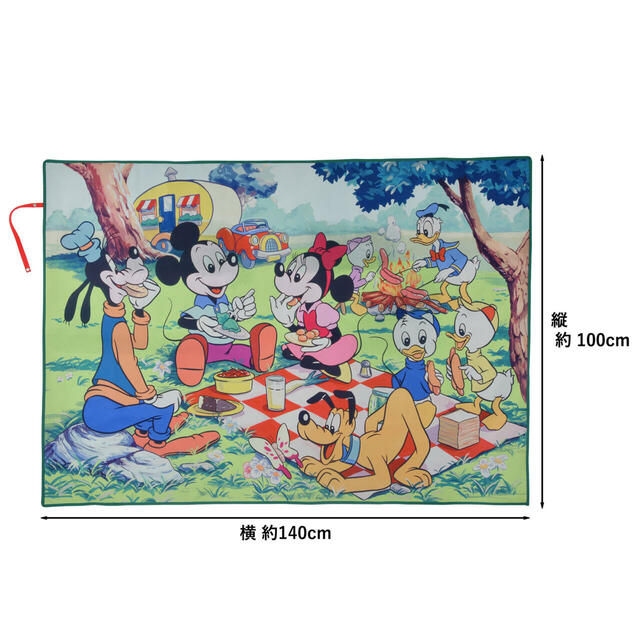 ミッキー&フレンズ レジャーシート SPRING PICNIC 3,300円